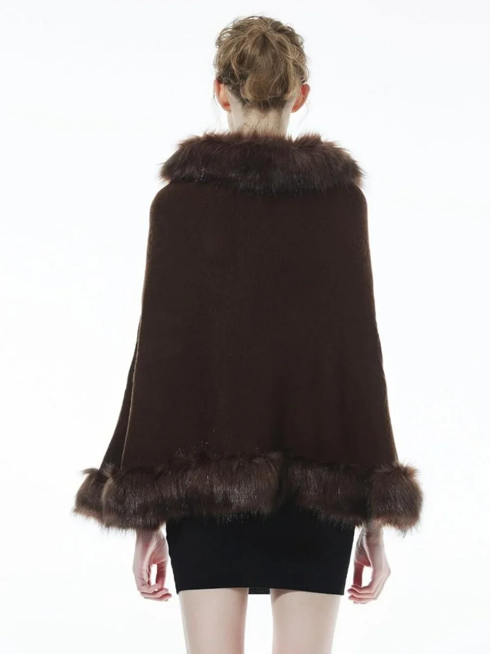 Faux Fur Shawl Wrap Stole Shrug for Bridal Winter Wedding - Elegant & Cozy